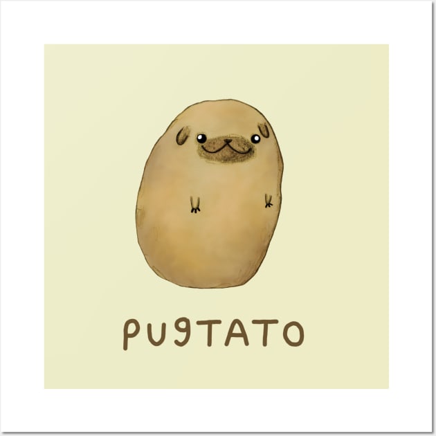 Pugtato Wall Art by Sophie Corrigan